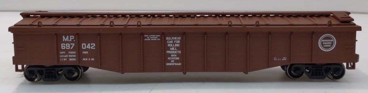 Athearn 91479 HO Missouri Pacific 50' Covered Gondola #697042