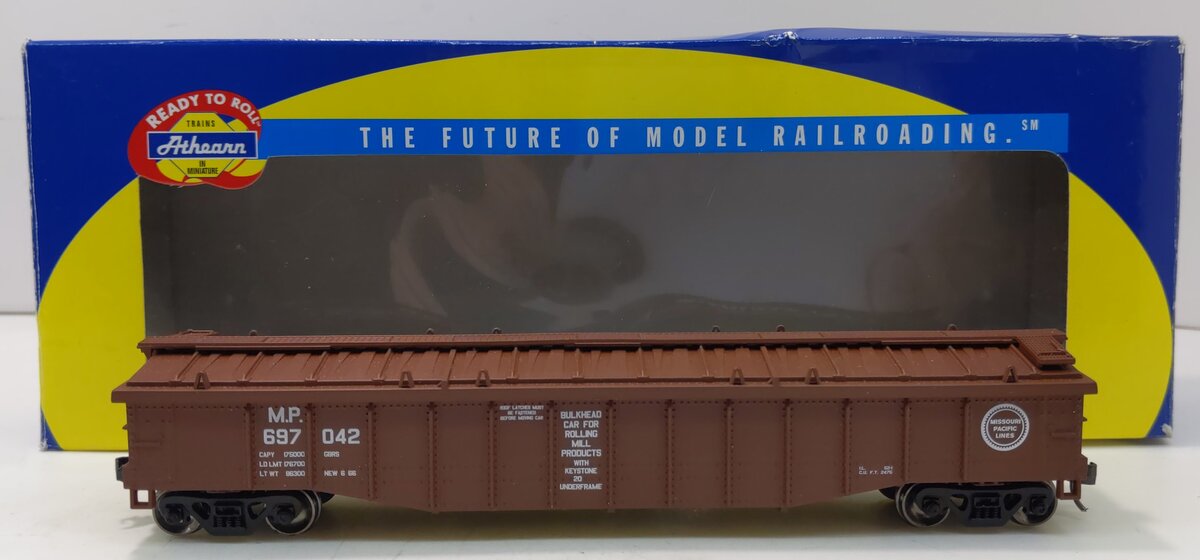 Athearn 91479 HO Missouri Pacific 50' Covered Gondola #697042