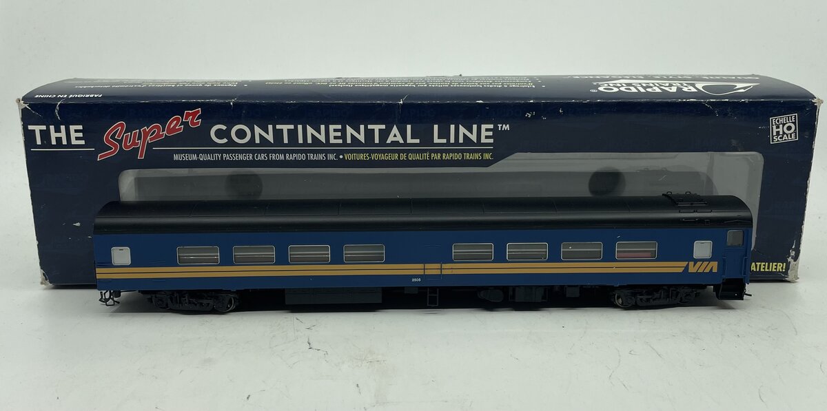 Rapido 103002 HO VIA Rail Canada Cafe-Bar-Lounge Car #2505