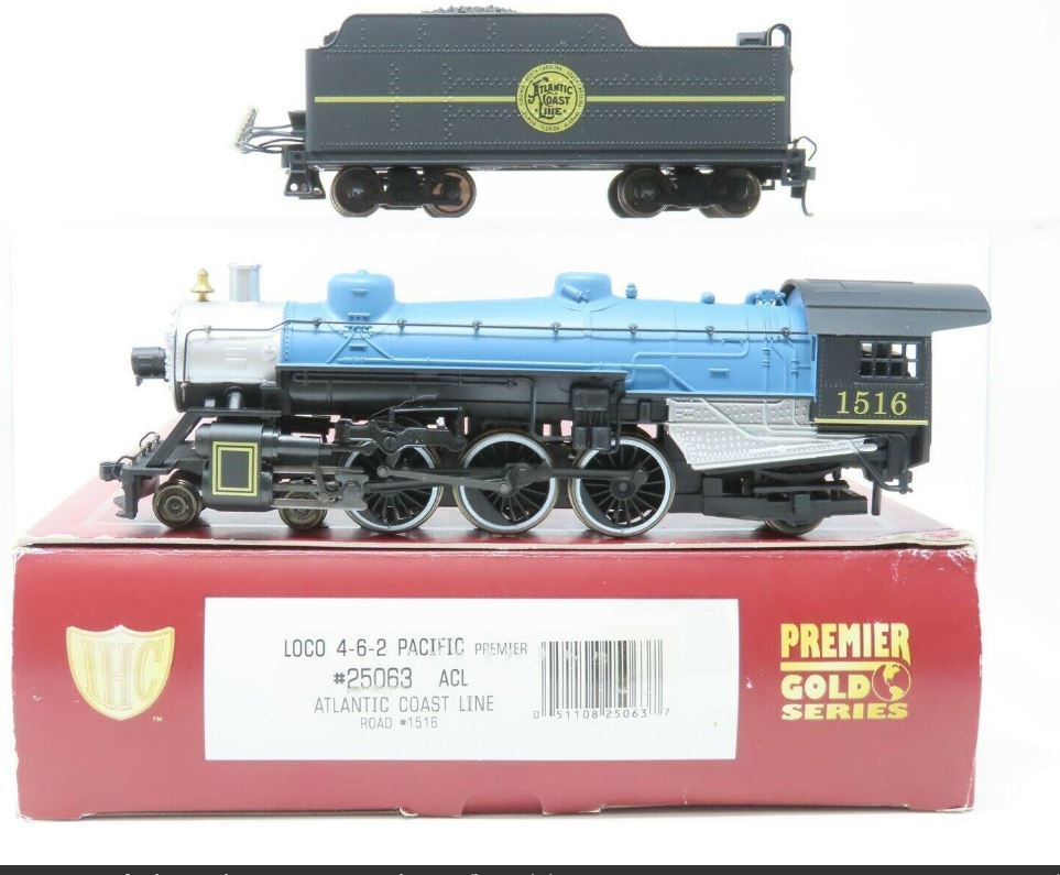 IHC 25063 ACL 4-6-2 Pacific Steam Locomotive & Tender #1516 – Trainz