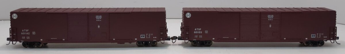 Walthers 932-23588 HO Santa Fe PS 60' Double Door Auto Box Car (Pack of 2)