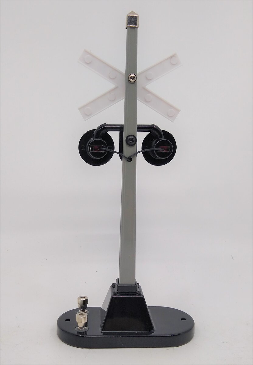 MTH 11-90116 #154 Highway Flashing Signal Crossbucks