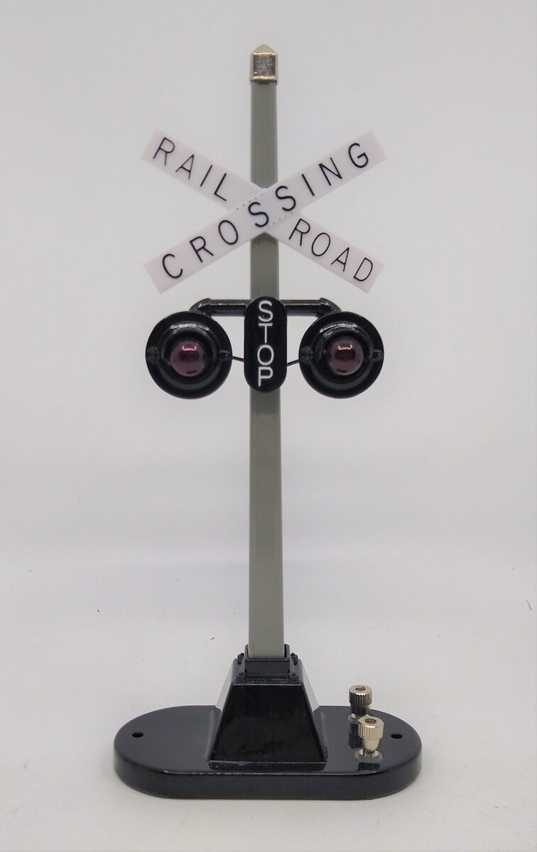 MTH 11-90116 #154 Highway Flashing Signal Crossbucks