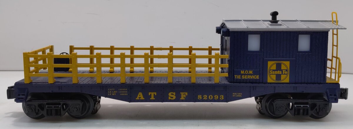Lionel 6-82093 O Gauge Santa Fe Tie Work Car