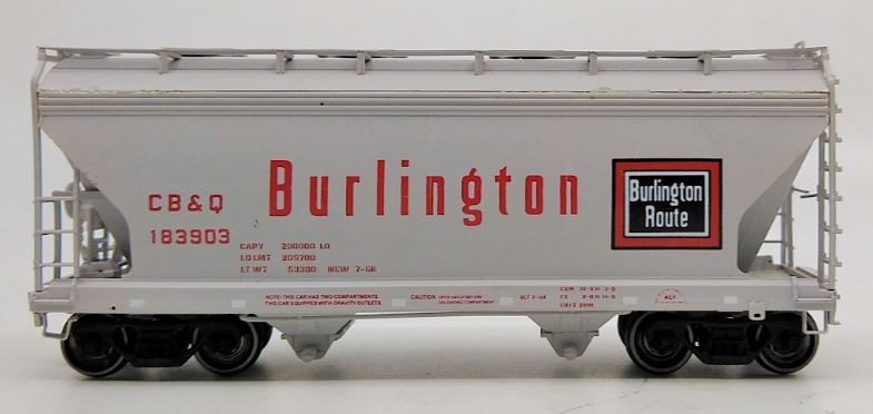 Athearn 95947 Burlington ACF 2970 Covered Hopper #183903