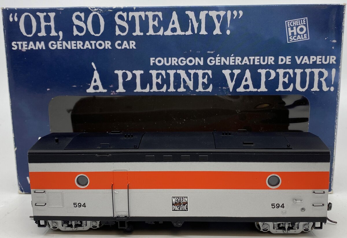 Rapido Trains 107184 HO Western Pacific Steam Generator Car #594