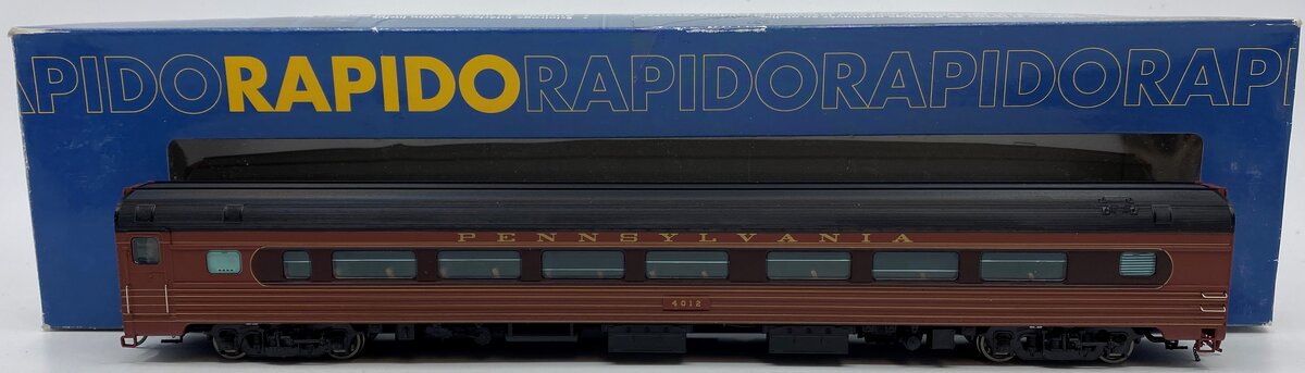 Rapido Trains 115043 HO Pennsylvania Railroad Budd 60-Seat Coach #4012