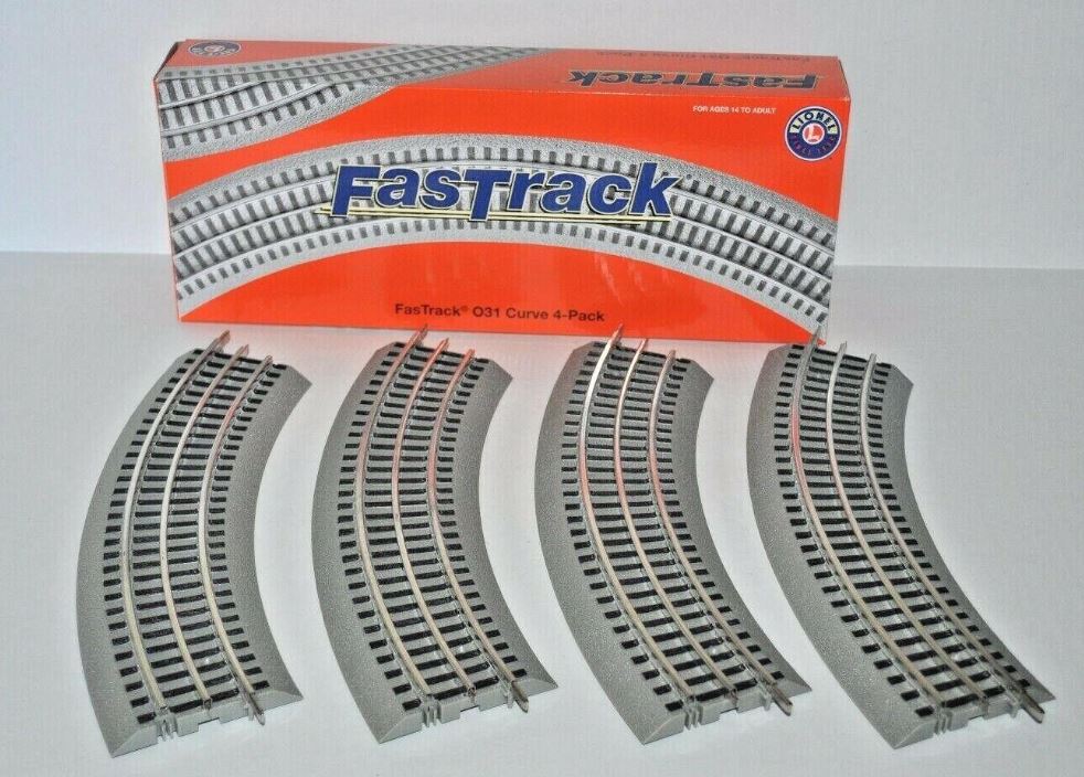 Lionel 6-81862 O-31 Curved Fastrack (Pack of 4)