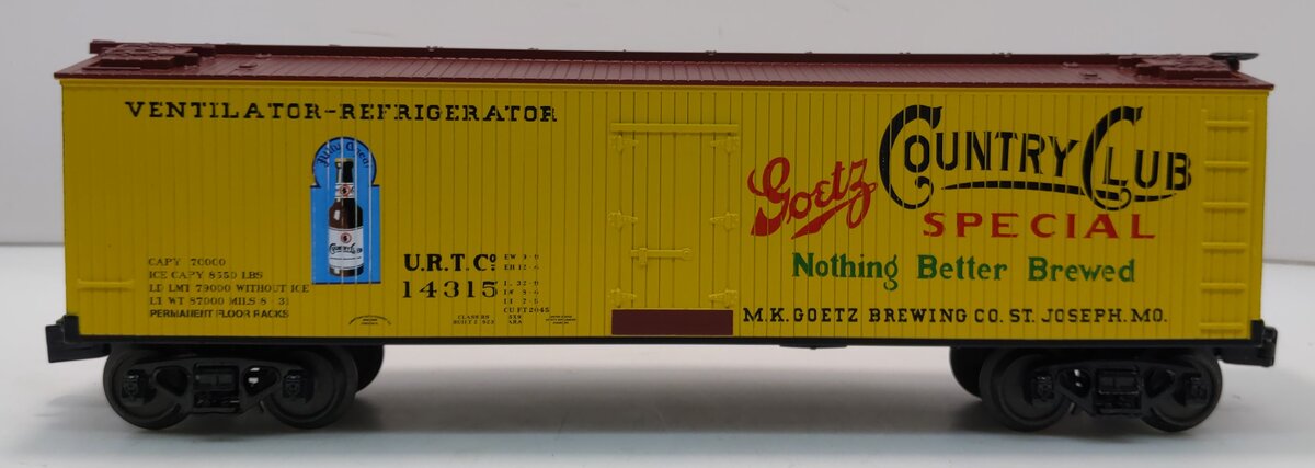 MTH 30-78163 O Goetz Brewing Reefer Car #14315