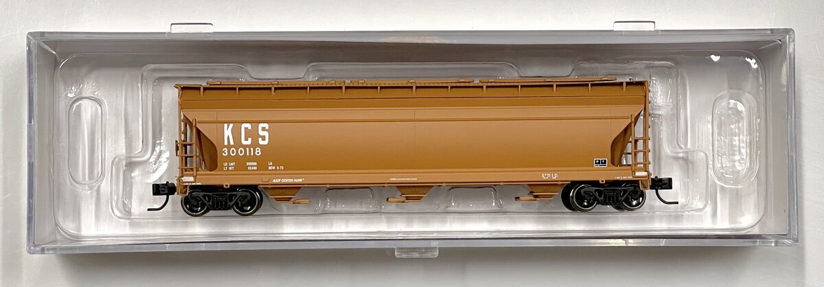 Athearn G15463 HO ACF 4600 3-Bay Centerflow Hopper, KCS #300118