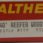 Walthers 932-2481 HO M.L.K.X Refrigerator Wood End Box Car #119 Kit
