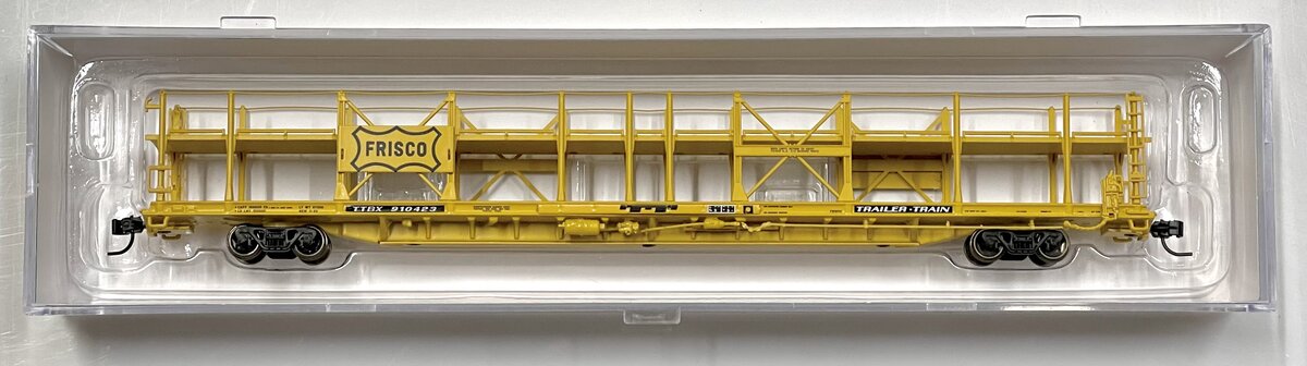 Athearn 15035 N Scale Frisco/TTBX F89-F Bi-Level Auto Rack #910423