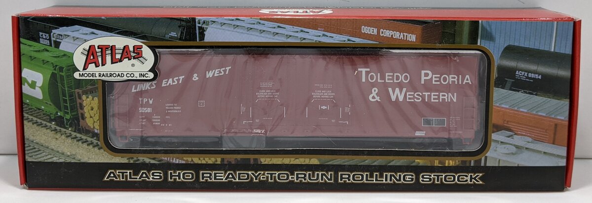 Atlas 20000115 HO Scale TP&W 53' Double Plug Door Boxcar #50581