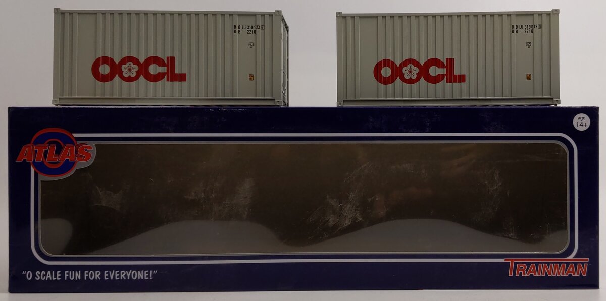 Atlas 2000012 O OOCL 20' Containers #319018 & #319123