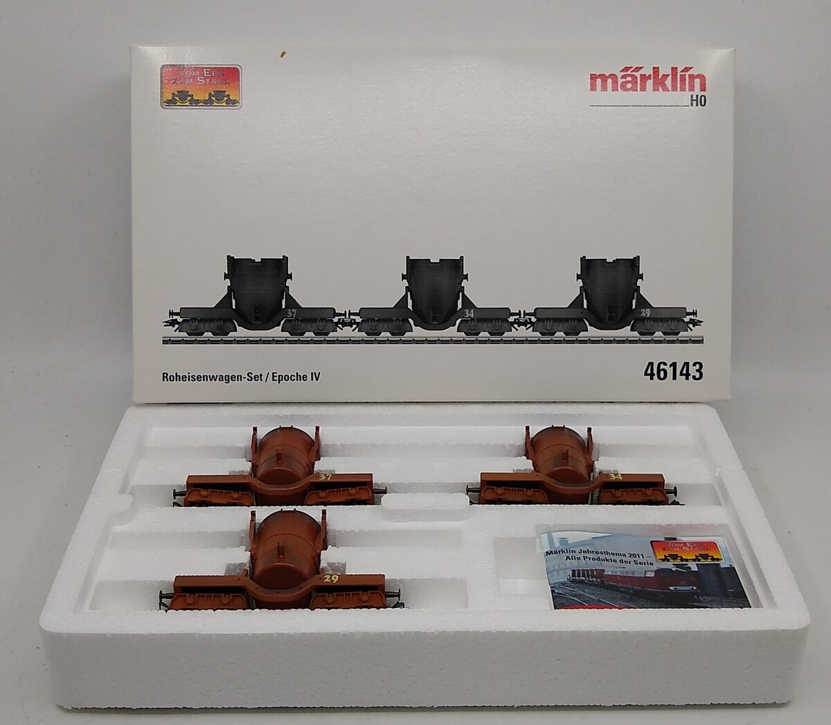 Marklin 46143 HO Scale Crude Iron Cars (Set of 3)