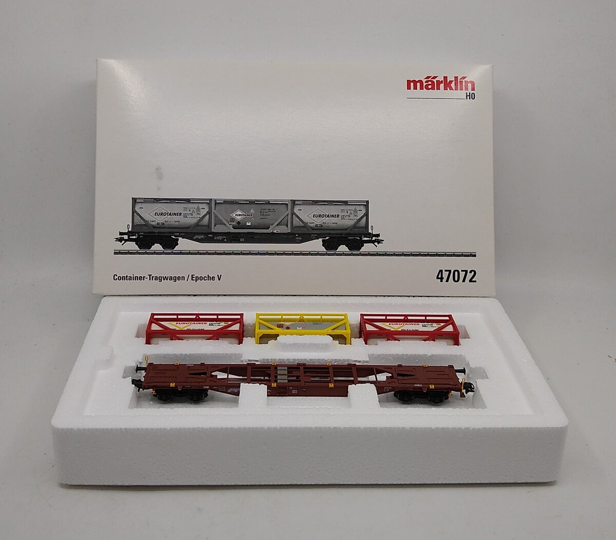 Marklin 47072 DBAG Flatcar with Tank Containers