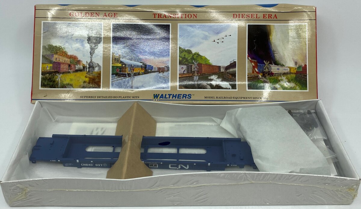 Walthers 932-3904 HO Canadian National 70' Thrall Double Stack Car Kit #640037