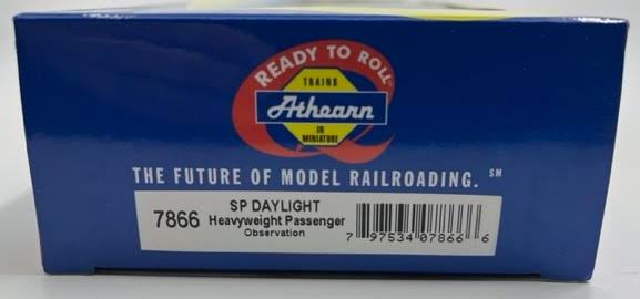 Athearn 7866 HO Southern Pacific Daylight Heavyweight Observation Car