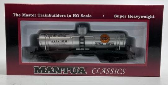 Mantua 732593 HO Scale Gulf 41' Single Dome Tank Car #15592