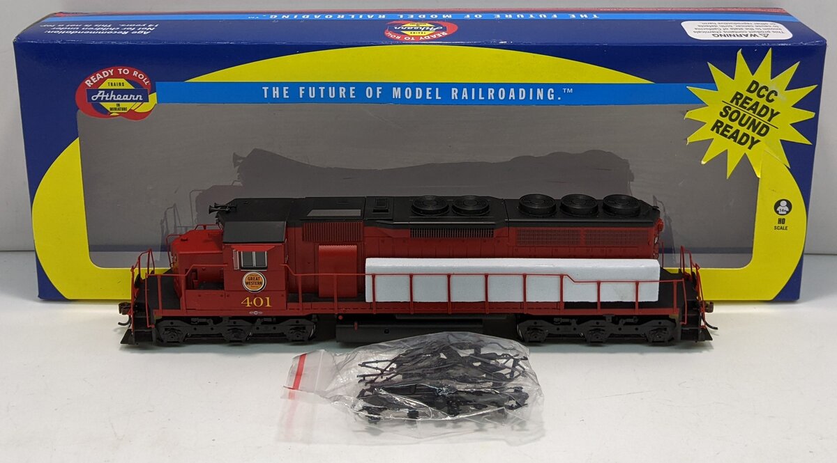 Athearn 98752 HO Scale CGW SD-40 Powered Diesel Locomotive #401
