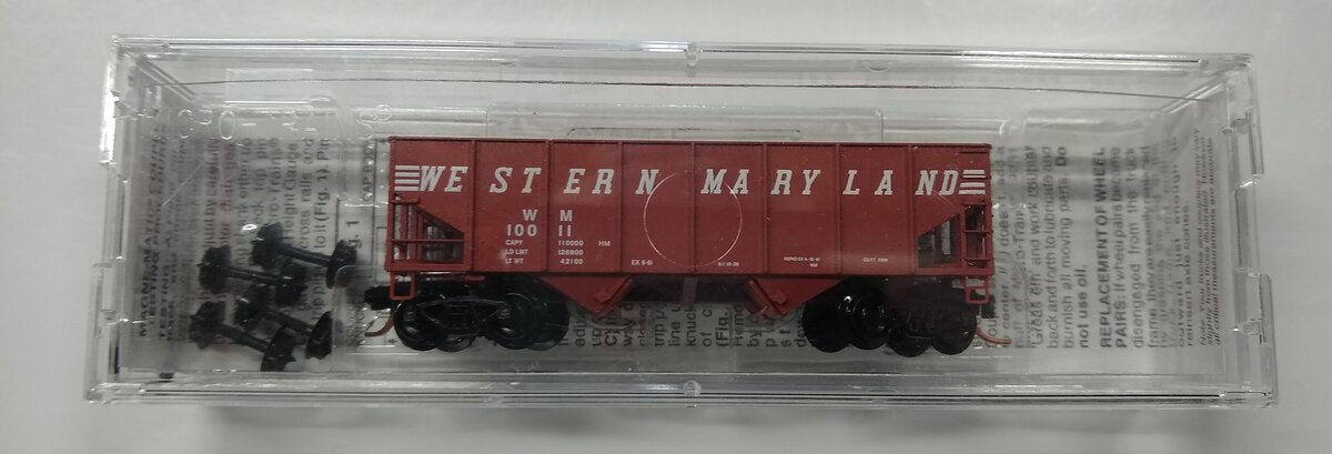 Micro-Trains 05600110 N Western Maryland 33' Twin Bay Rib Side Hopper #10011