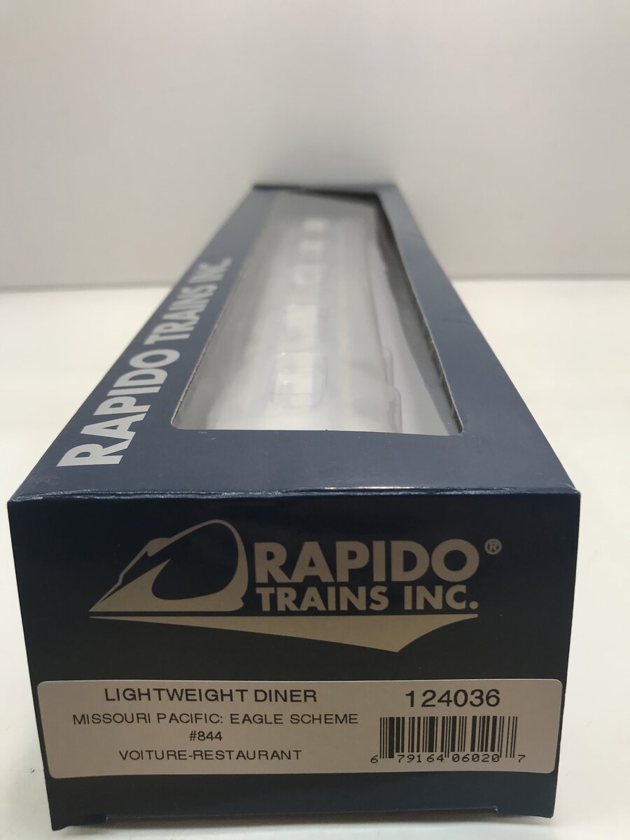 Rapido Trains 124036 HO Scale Missouri Pacific Diner Car #844