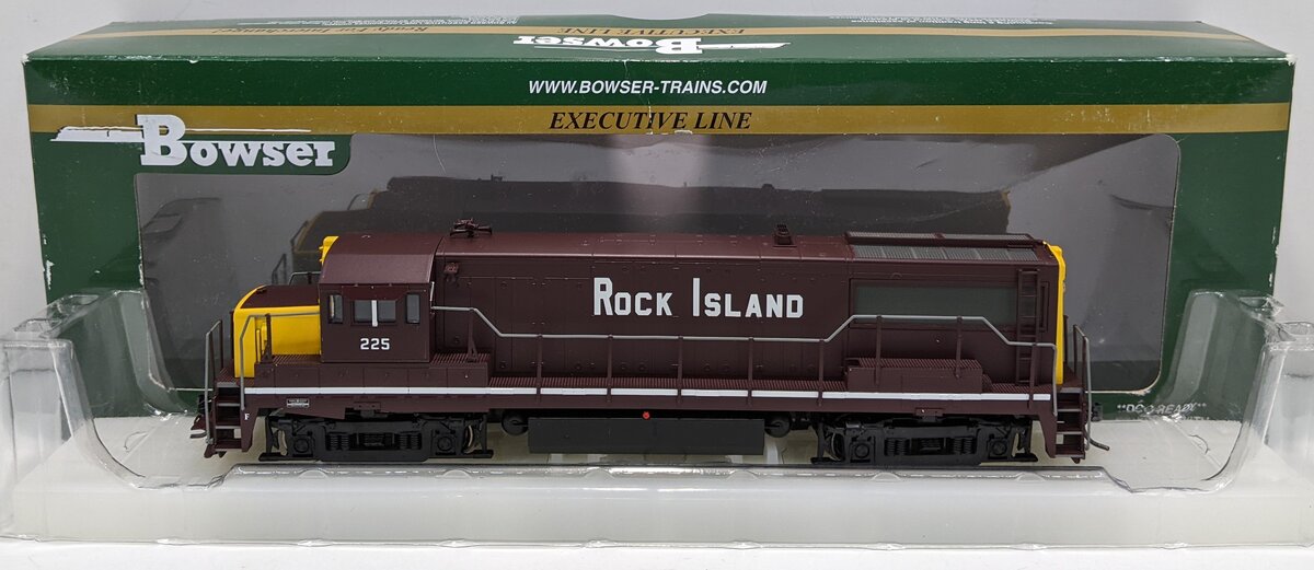 Bowser 23826 HO Scale Rock Island GE U-25B Powered Diesel Locomotive #225