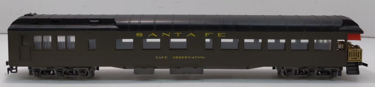 AHM 6261 HO Scale Santa Fe Café-Observation Car