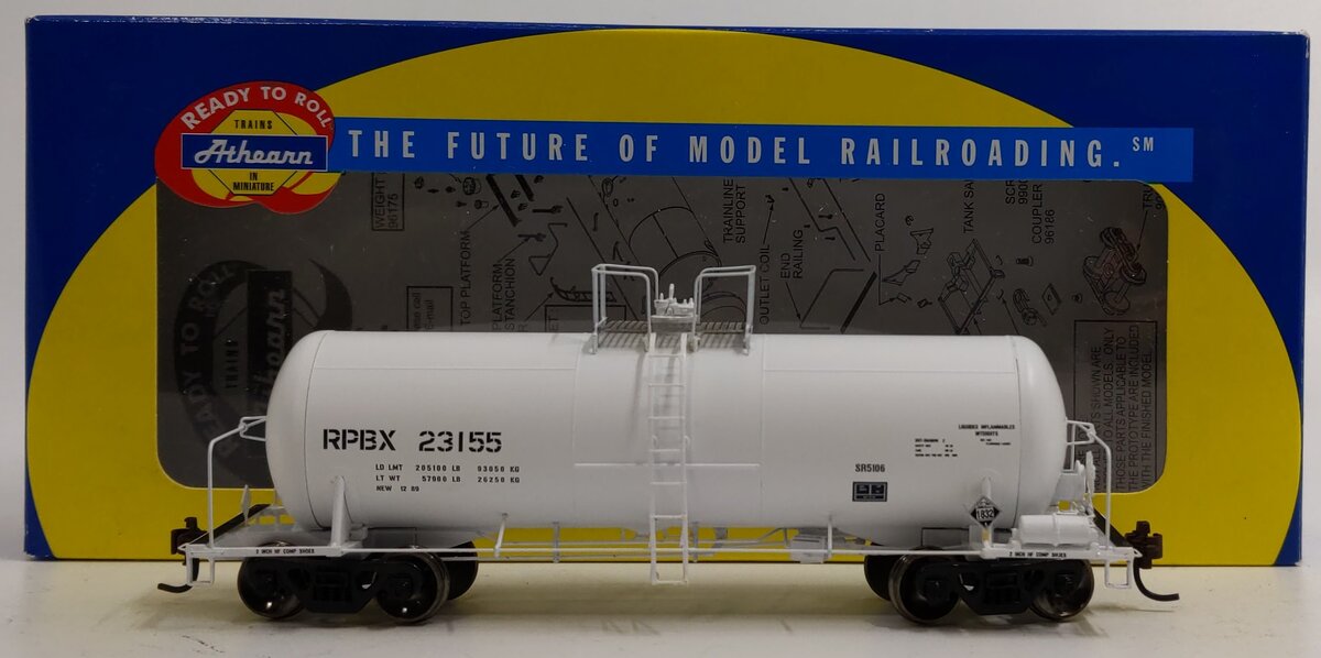 Athearn 96106 HO Scale RPBX 40' UTC 13k Acid Tank Car #23155