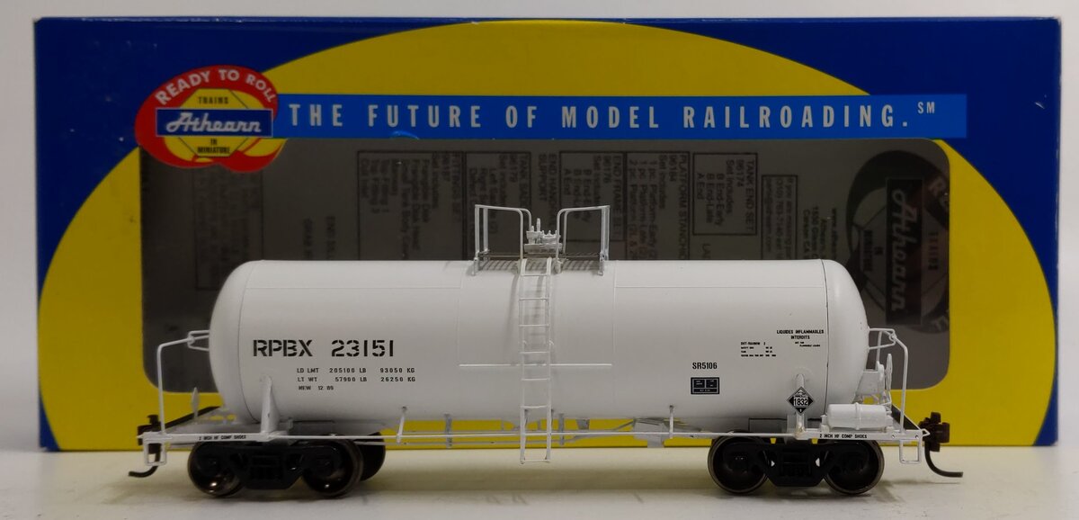 Athearn 96105 HO Scale RPBX 40' UTC 13k Acid Tankcar #23151