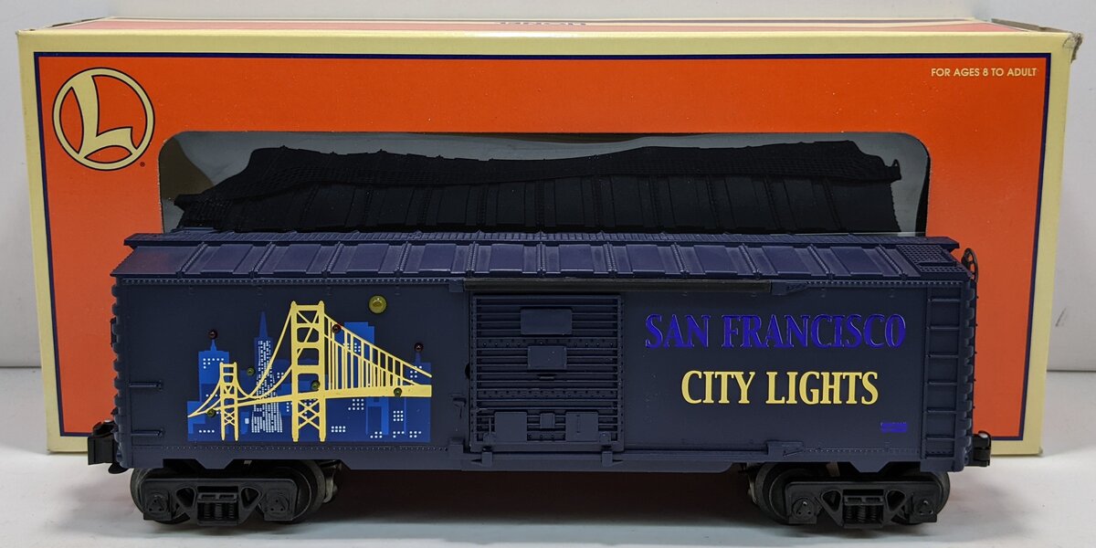 Lionel 6-26727 O Gauge San Francisco City Lights Boxcar