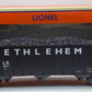 Lionel 6-29786 O Bethlehem Steel 3-Bay Hopper #107001