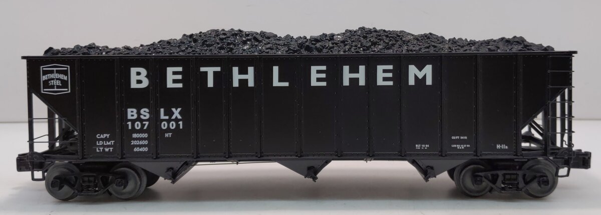Lionel 6-29786 O Bethlehem Steel 3-Bay Hopper #107001