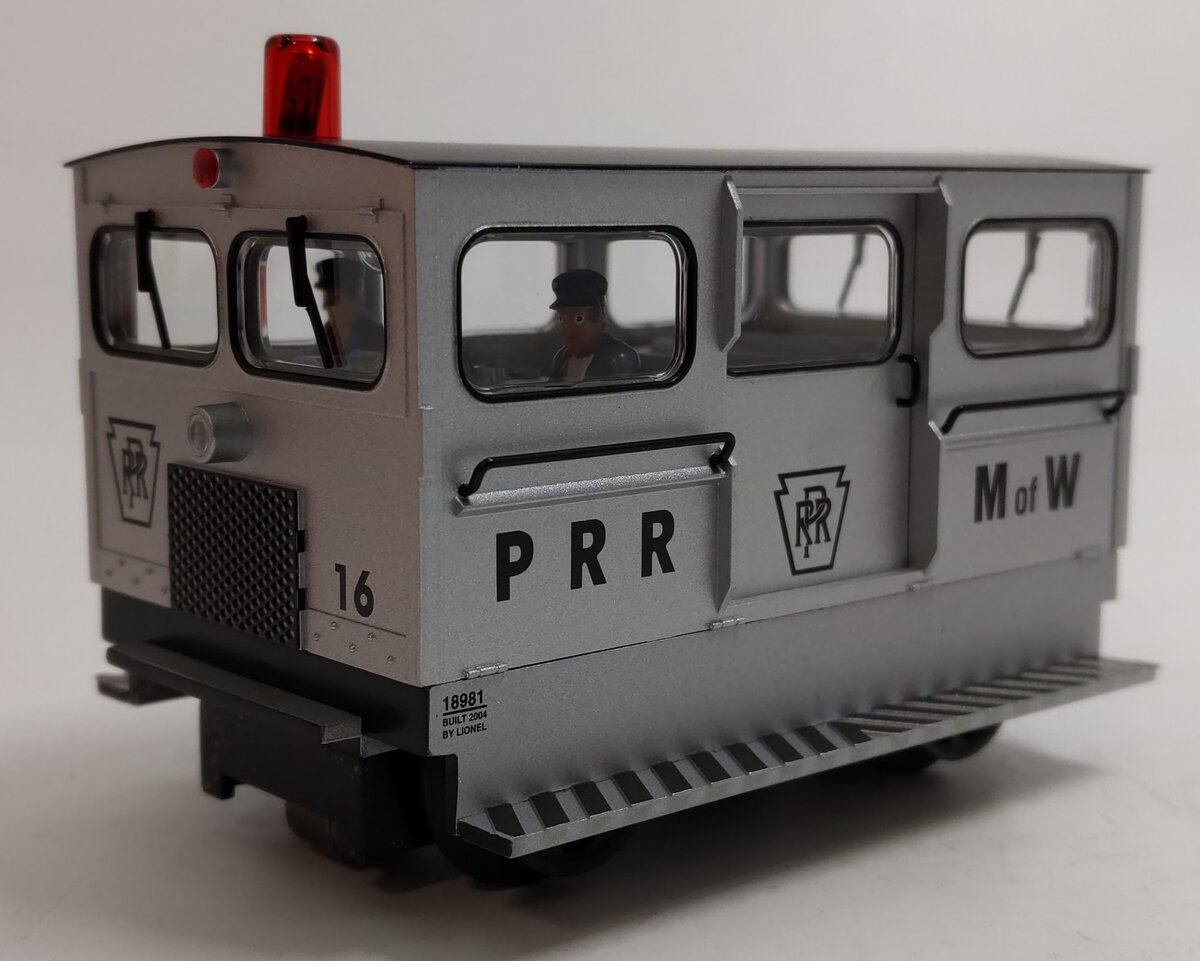Lionel 6-18981 O Gauge Pennsylvania MOW Speeder