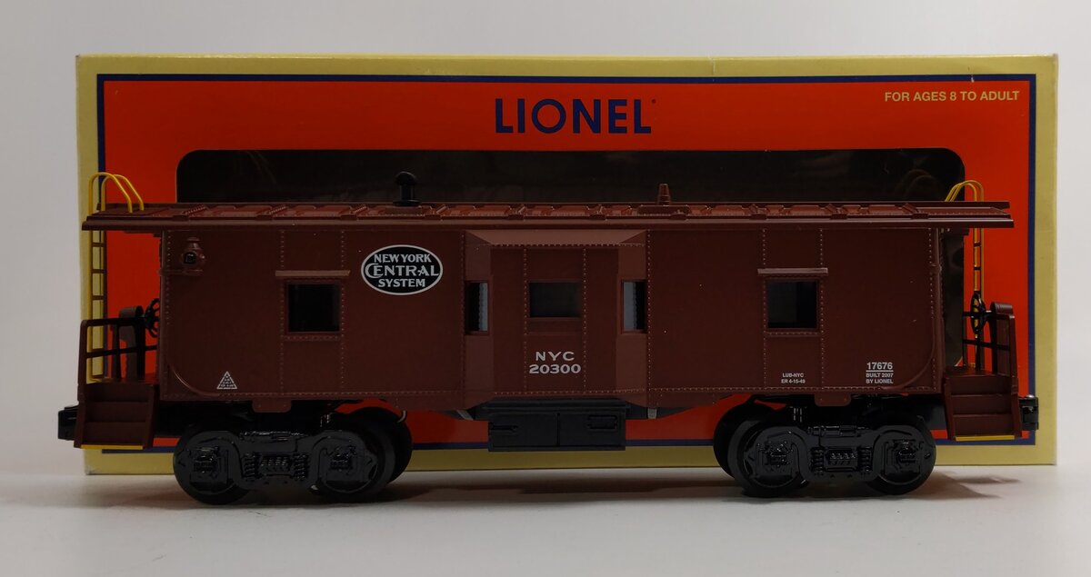 Lionel 6-17676 O Gauge New York Central Bay Window Caboose #20300