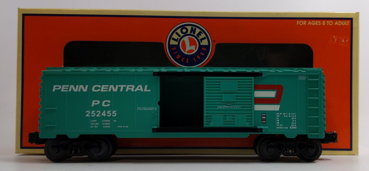 Lionel 6-39241 O Gauge Penn Central 6565 Boxcar #252455