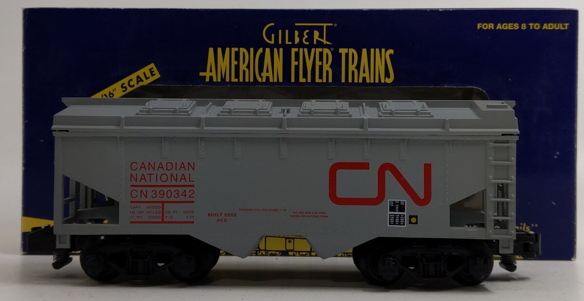 American Flyer 6-48621 S Gauge Canadian National Covered Hopper