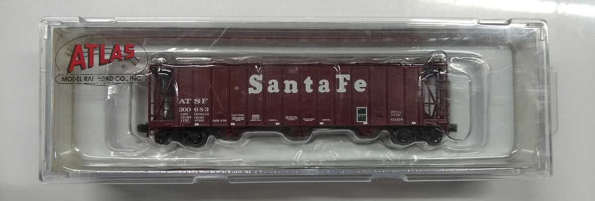 Atlas 50002914 N Santa Fe General American 3500 Dry-Flo 3-Bay Hopper Car #300683