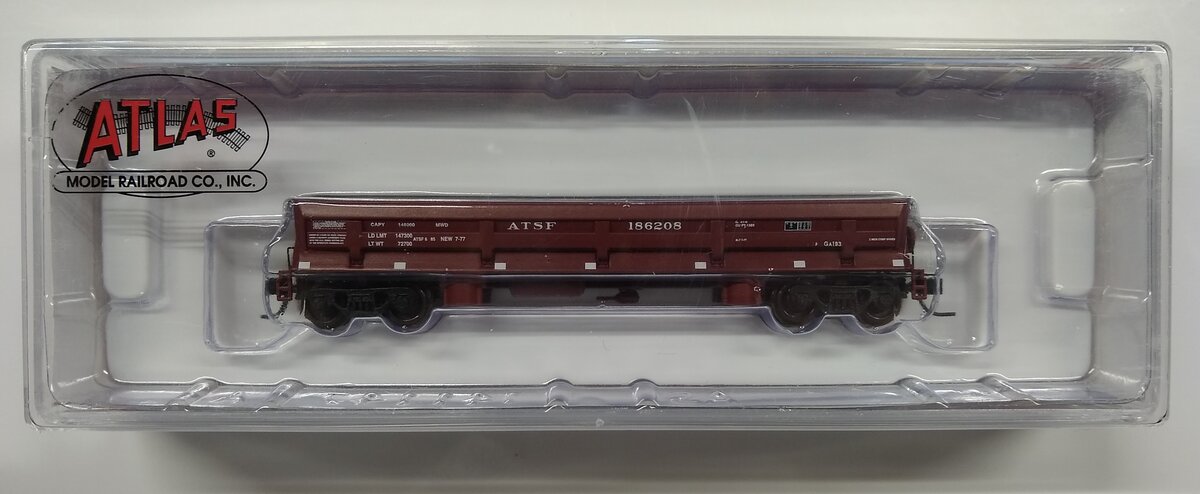 Atlas 50005268 N Atchison, Topeka & Santa Fe Difco Side Dump Car #186208