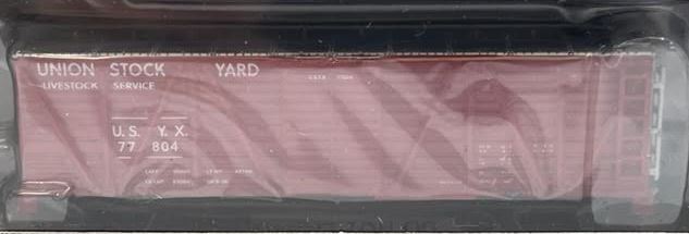 Broadway Limited 6581 N Scale Union Stock Yards Stock Car with Hog Sounds