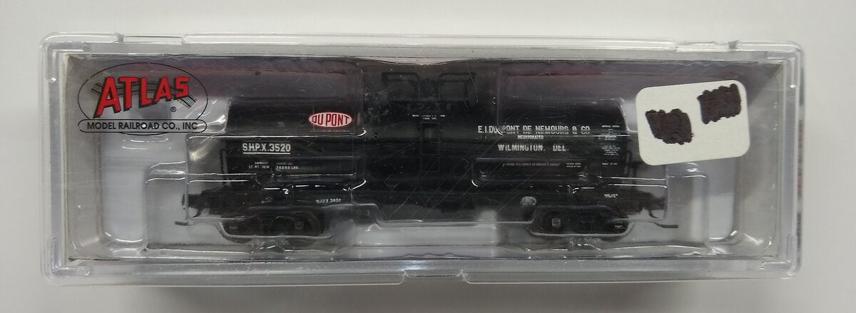 Atlas 50003747 N DuPont 11,000 Gallon Tank Car with Platform #3520