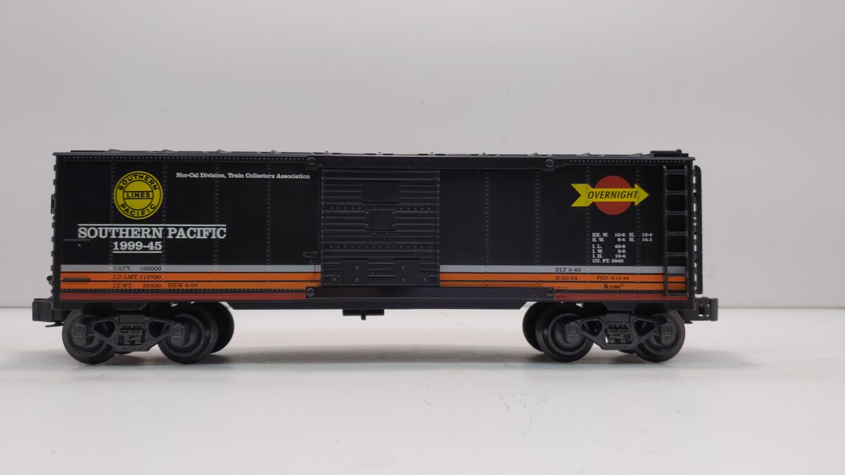 K-Line K641-9019IC Norcal TCA Overnight Boxcar