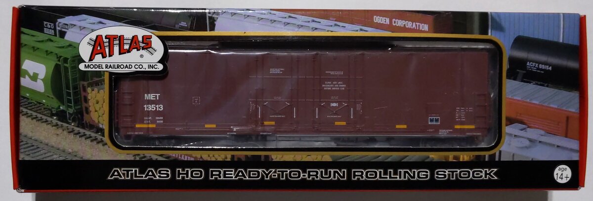 Atlas 20000774 HO Scale M&ET Evans 53' Double Plug Door Boxcar #13513