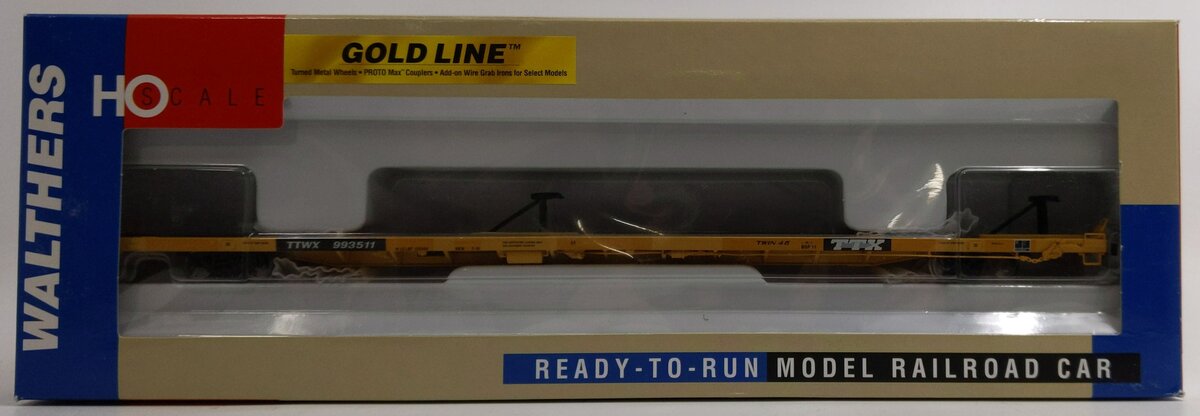 Walthers 932-40803 HO TTX TTWX All Purpose Flatcar W/ACF Hitches # 993511