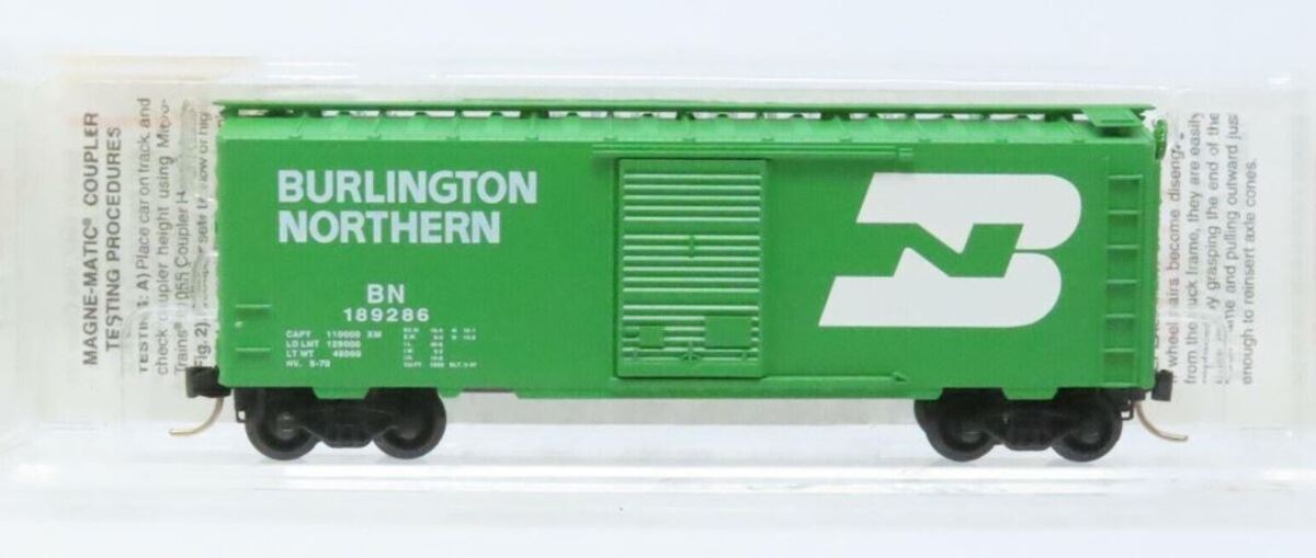 Micro-Trains 20306/1 N Scale Burlington Northern Box Car #189286
