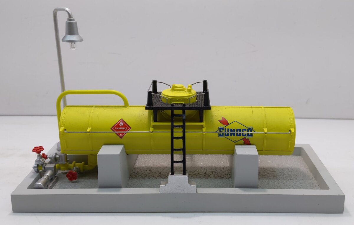 American Flyer 6-49860 S Scale Sunoco Oil Storage Tank w/Light