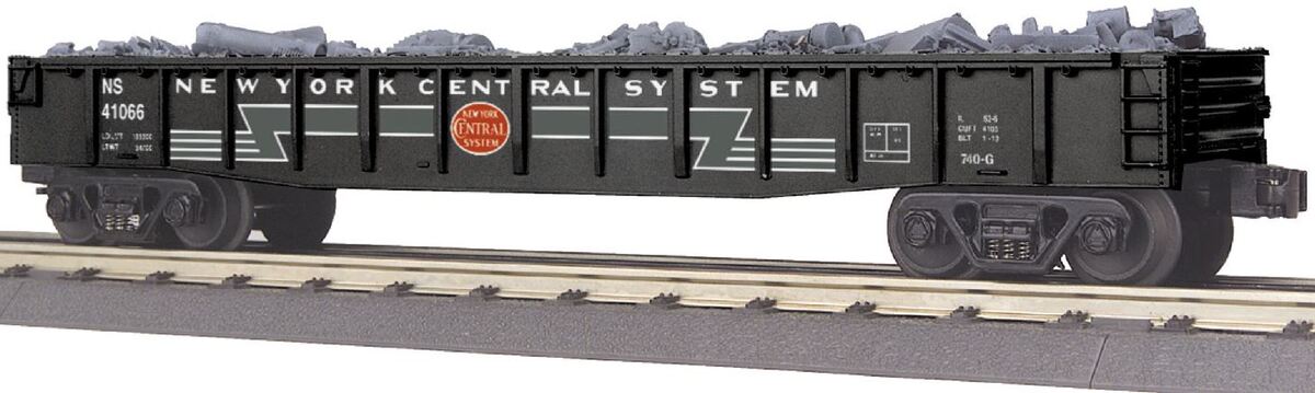MTH 30-72161 O Gauge New York Central Gondola Car w/ Junk Load #41066