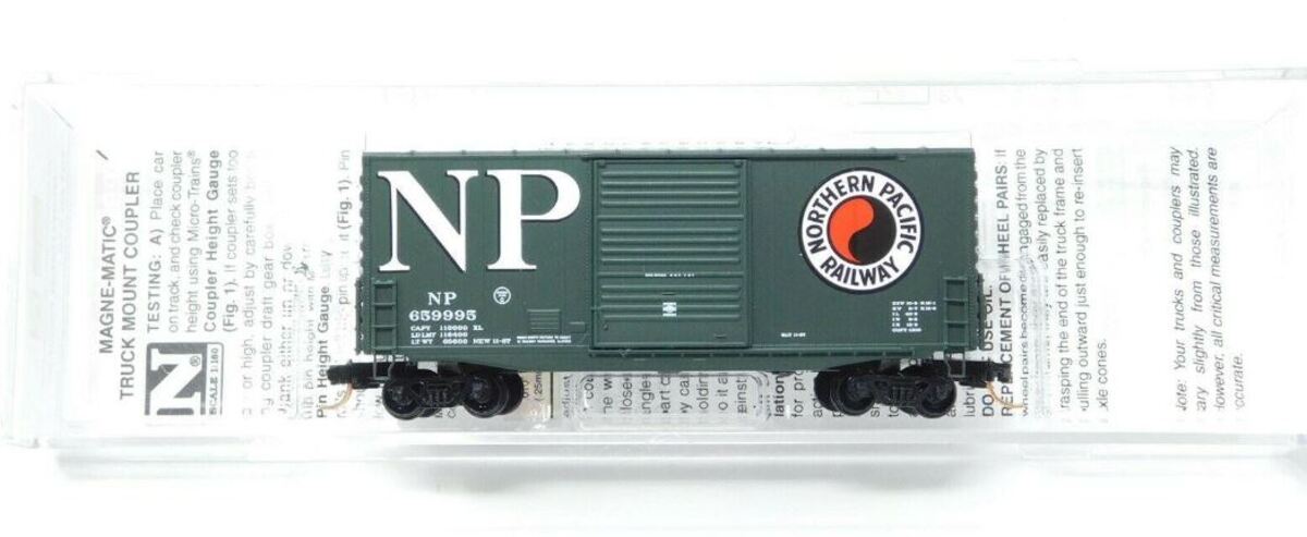 Micro-Trains 10100010 N NP 40'' Single Door Hi-Cube Boxcar #659995