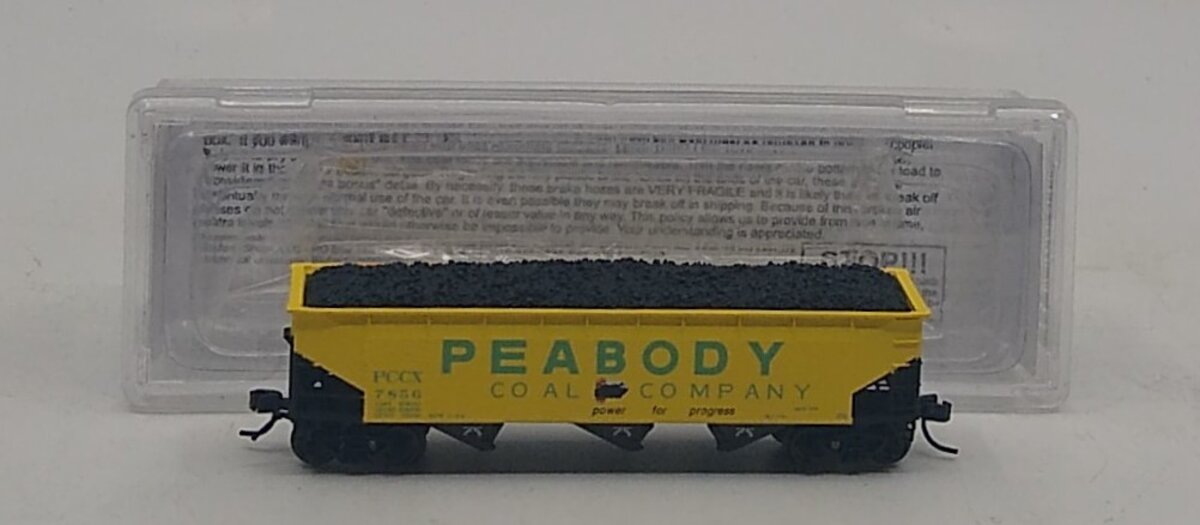 Bluford Shops 73683 N Scale Peabody Hopper Car # 7856
