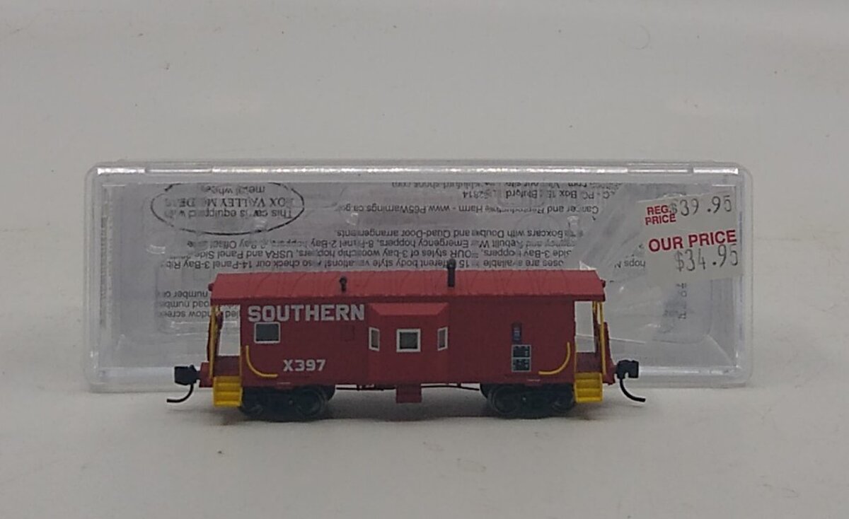 Bluford Shops 41021 N Scale Southern Caboose # X397